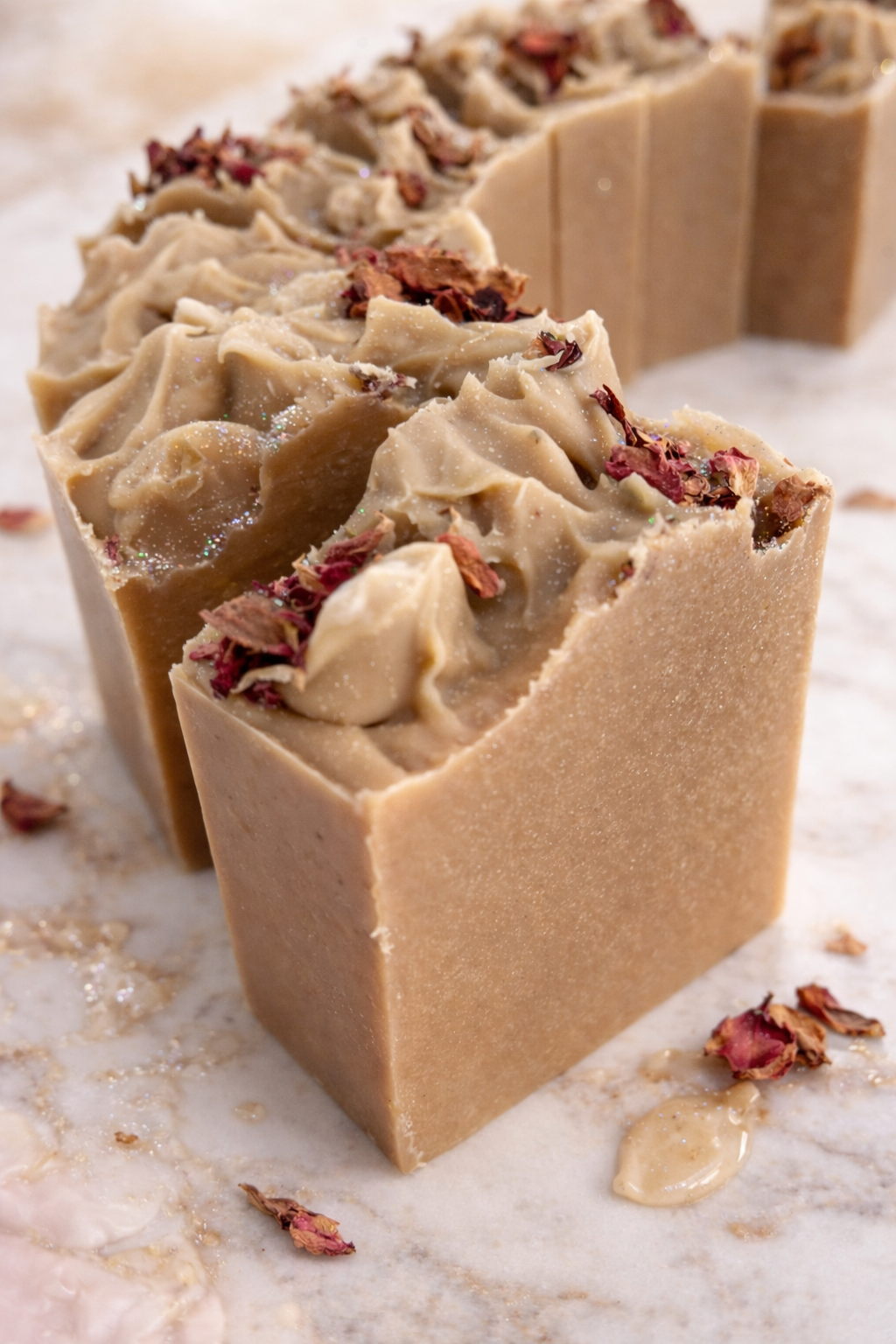 Rose Quartz Honey Soap