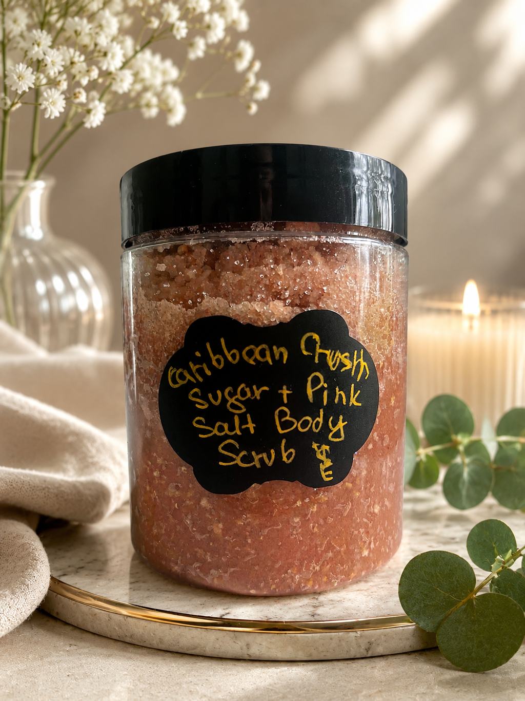 Caribbean Crush Sugar + Pink Salt Body Scrub