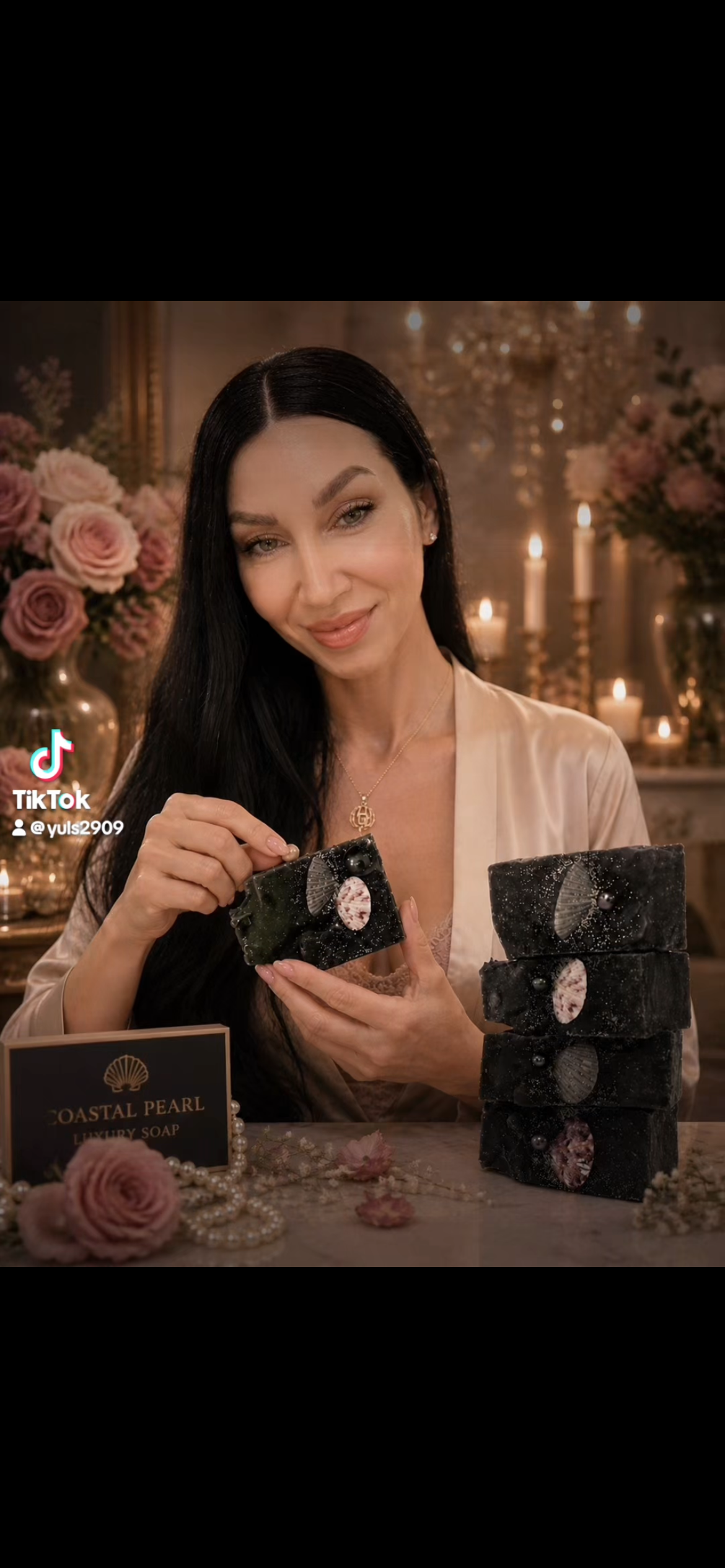 Black Pearl + Pink Salt Luxury Soap