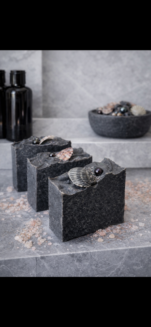 Black Pearl + Pink Salt Luxury Soap