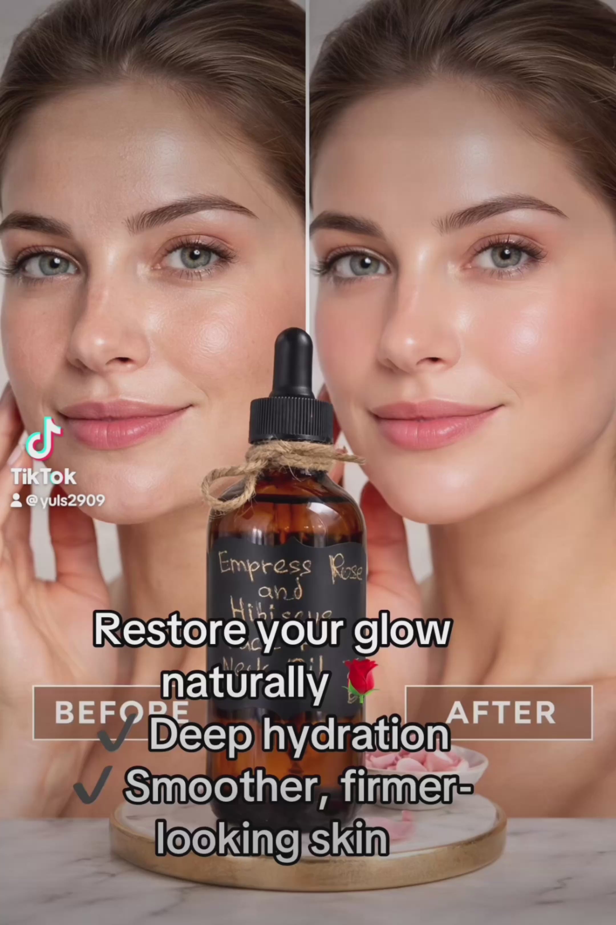 Empress Rose & Hibiscus Face and Neck oil